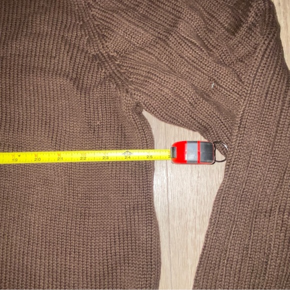 :::VINTAGE:::Men's polo jeans company 1/4 zip Brown Sweater size XXL - Picture 7 of 10